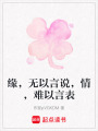 緣，無以言說，情，難以言表