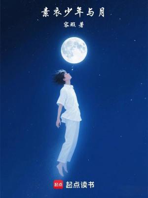 素衣少年與月