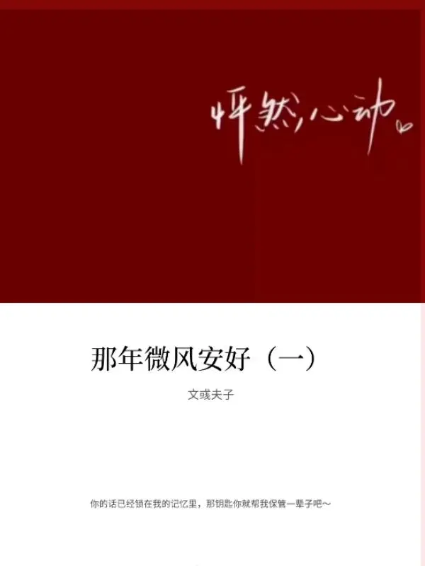那年微风安好