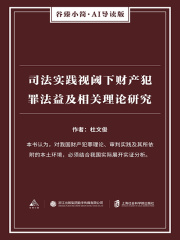 司法实践视阈下财产犯罪法益及相关理论研究