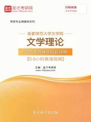 首都师范大学文学院文学理论历年考研真题视频讲解【5.6小时高清视频】
