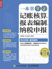 一本书学会记账核算、报表编制、纳税申报在线阅读