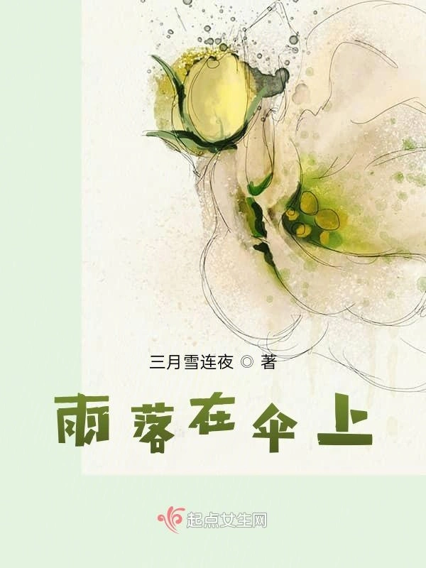 雨落在伞上