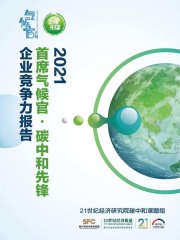 首席气候官·碳中和先锋企业竞争力报告（2021）（《21世纪经济报道》深度观察）