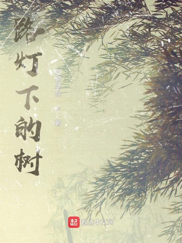 路灯下的树