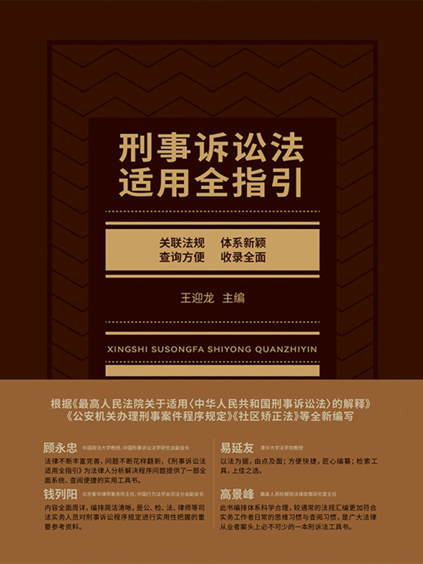 刑事诉讼法适用全指引