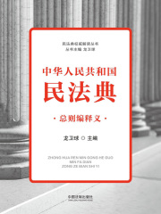 中华人民共和国民法典总则编释义