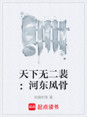 天下无二裴：河东风骨在线阅读