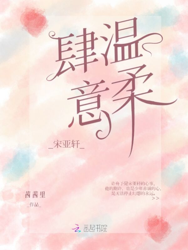 宋亚轩温柔肆意小说封面