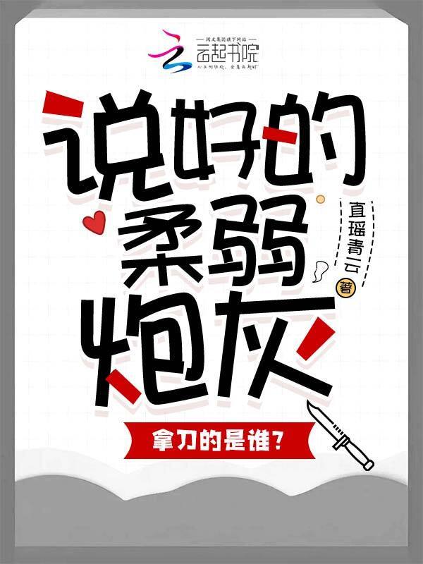 说好的柔弱炮灰，拿刀的是谁？小说封面