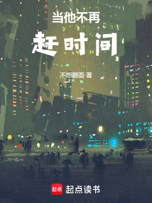 《当他不再赶时间》封面