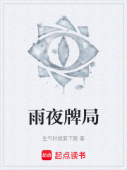 《雨夜牌局》封面