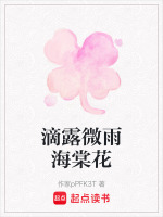 滴露微雨海棠花