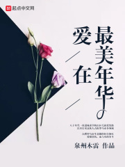 《爱在最美年华》封面